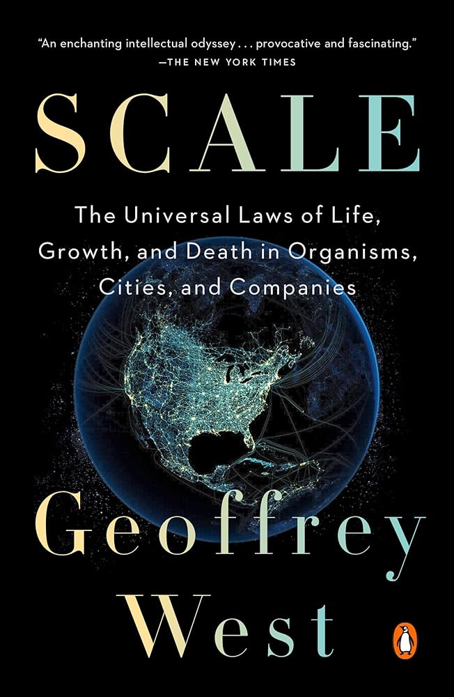 9 کتاب کسب‌وکاری که باید در سال 2024 بخوانید / معرفی شده توسط موسسه گارتنر / Scale: The Universal Laws Of Life, Growth, And Death In Organisms, Cities, And Companies