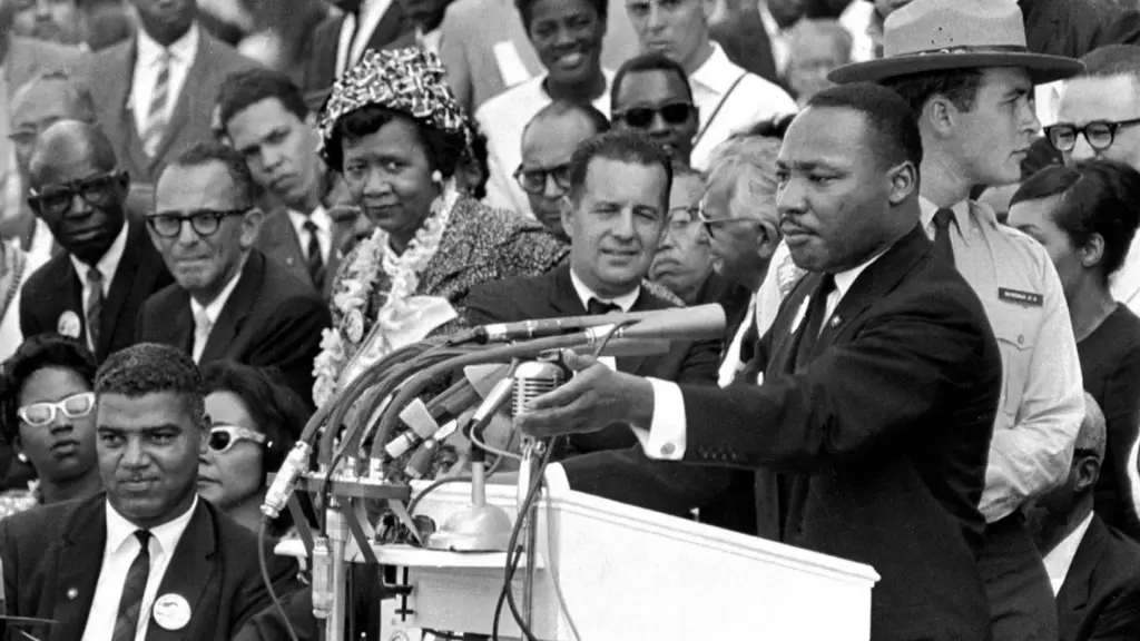 مارتین لوتر کینگ در سخنرانی من رویایی دارم